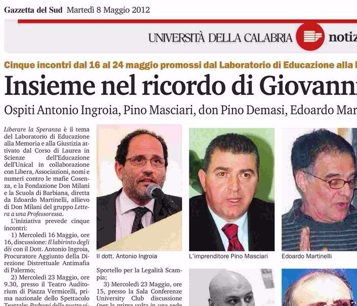 Gazzetta del Sud, pagina 23, Maggio Resistente di PdR.
