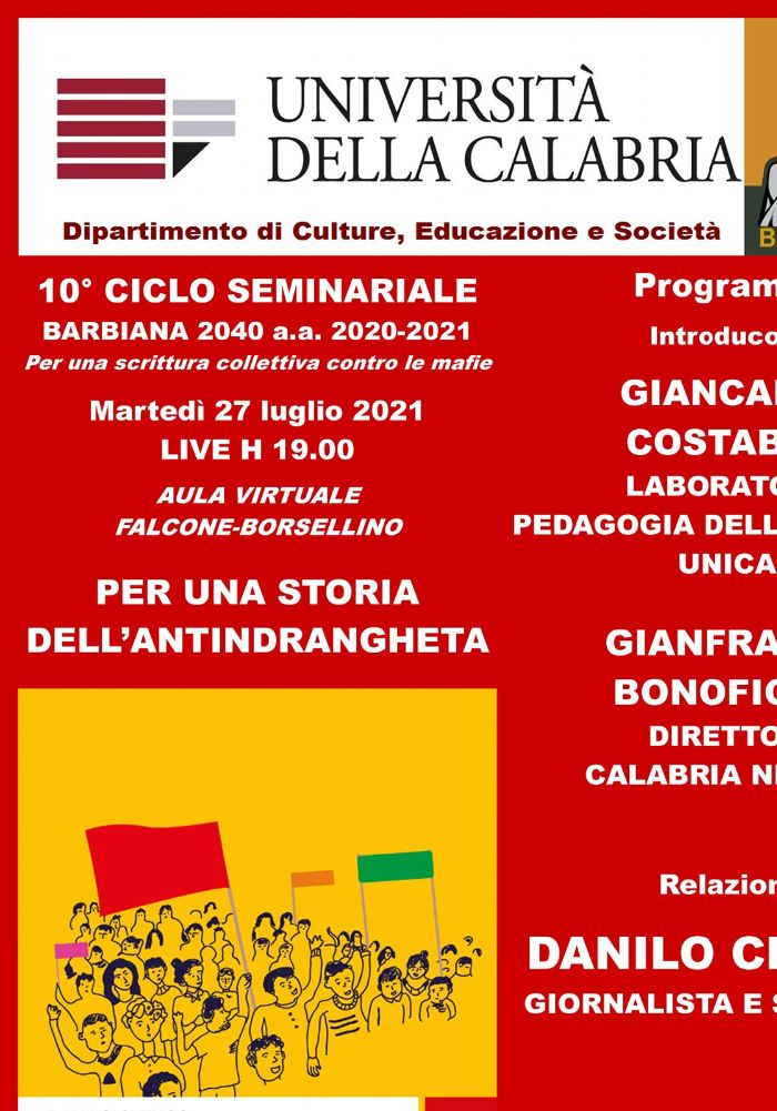 Locandina 27 luglio 2021