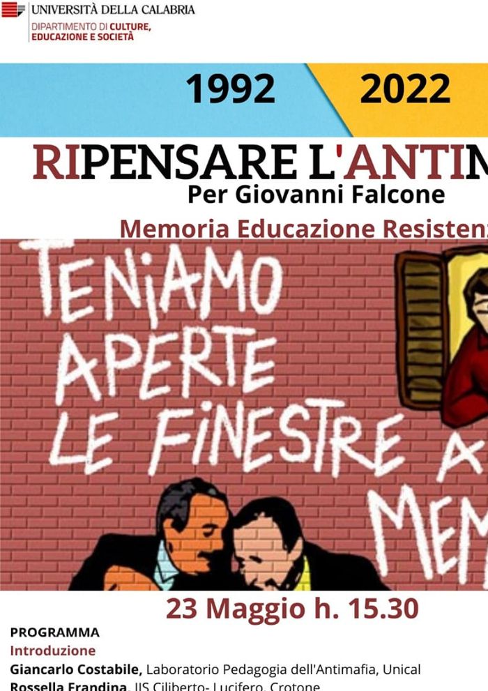 Locandina 23 maggio 2022